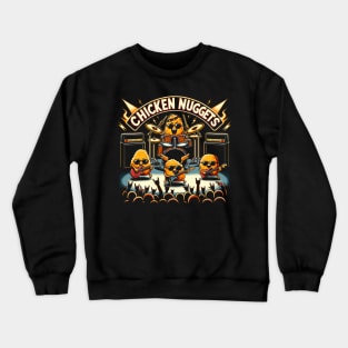 Playing Guitars Chicken Nugget Love Music Talk Triumph Extravaganza Crewneck Sweatshirt